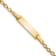 14k Yellow Gold Children's Polished ID Bracelet