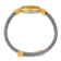 Charles Hubert Gold-finish 7 Color Bezels Stainless Steel Bangle Watch