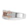 10K Rose Gold Men's Satin Brown Diamond Ring 0.49ctw
