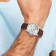 Charles Hubert Men's Stainless Steel Silver Dial Dual Time Watch
