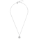 Initial S Charm Pendant Necklace In Silver-Tone