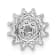 Rhodium Over 14K Gold Lab Grown Diamond SI1/SI2, G H I, Cluster Chain
Slide Pendant 0.28ctw