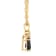 6x4mm Pear Shape Sapphire with Diamond Accents 14k Yellow Gold Pendant
With Chain
