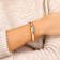 18K Yellow Gold Plated Over Sterling Silver 8 mm Bangle Bracelet