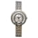 Croton Ilaria Silver Tone Floating Crystal Watch with White Mother Of
Pearl Dial