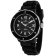 Oceanaut Women's Acqua Black Dial, Black Rubber Strap Watch