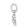 Rhodium Over Sterling Silver Polished and Satin Cubic Zirconia Heart
Children's Pendant