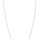 Rhodium Over 14k White Gold 1mm Solid Round Parisian Wheat 16 Inch Chain