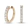 1.00ctw Diamond Hoop Earrings in 14k Yellow Gold