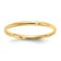 14K Yellow Gold Polished Baby Ring