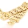 Lumacina Coil Bracelet With Buckle Clasp In 18K Gold Over Bronze
