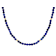 Lapis Lazuli Beaded Station Necklace In 18K Gold Over Sterling Silver