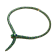 Emerald Cubic Zirconia, 14k Gold Plated over Brass Green Enamel Coiled
Serpent Stiff Collar Necklace