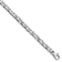 Rhodium Over 14k White Gold 4.3mm Hand-polished Fancy Link Bracelet
