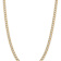 14k Yellow Gold and Rhodium Over 14k Yellow Gold Solid 6.75mm Pavé Curb
16 Inch Chain