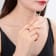 Heart Shape Garnet 14K Rose Gold Over Sterling Silver Solitaire Ring, 1.00ct