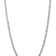 Rhodium Over 14k White Gold 5.25mm Solid Concave Mariner Chain