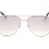Kate Spade Geneva Gold Pink Aviator Frame / Brown Silver Mirrored Lenses Sunglasses