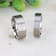 SOLAR Flat Profile Brushed Finish Men’s Titanium Wedding Band 8mm