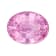 Pink Sapphire Unheated 8.39x6.58mm Oval 1.60ct