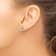 14K Two-tone Gold with Rhodium Dolphin Post Earrings