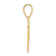 14k Yellow Gold Fancy Heart Pendant