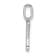 14K White Gold Diamond Letter Y Initial Pendant