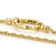 Rope Chain Necklace With Carabinear Clip In 18K Gold Over Sterling
Silver 3mm 22 Inch