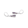 Purple Cubic Zirconia Platinum Over Sterling Silver February Birthstone
Earrings 6.56ctw
