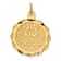 14k Yellow Gold 25th Anniversary Disc Charm
