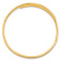 14k Yellow Gold Polished Overlap Hinged Bangle