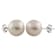 Cultured Freshwater Pearl Stud Earrings In Sterling Silver
