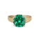 Green And White Cubic Zirconia 18k Yellow Gold Over Silver May
Birthstone Ring 5.23ctw