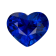 Sapphire 7.1x5.9mm Heart Shape 1.29ct