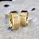 RADIATE Gold-Plated Titanium Flat Brushed Center Men's Wedding Ring With
Beveled Polished Edges 8mm