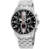 Roberto Bianci Men's Messina Black Dial Stainless Steel Watch
