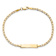 10k Yellow Gold Flat Mariner Link ID Bracelet