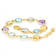 Multi-Gemstone Bracelet In 18K Gold Over Sterling Silver 19.18ctw