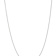 Rhodium Over 14k White Gold 0.65mm Solid Diamond-Cut Round Open Link
Cable 16 Inch Chain
