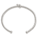 Sterling Silver Twisted Knot Cuff Bracelet