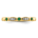 14K Yellow Gold Stackable Expressions Lab Created Emerald and Diamond
Ring 0.07ctw