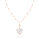 3-3½mm Cultured Freshwater, Mother of Pearl and Cubic Zirconia Rhodium
Over Sterling Silver Pendant