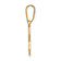 14k Yellow Gold Star of David Pendant