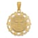 14K Yellow Gold with White Rhodium Baptism Pendant