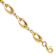 14k Yellow Gold 8mm Polished Fancy Link Bracelet