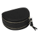 Mele and Co Duo Mini Vegan Leather Travel Jewelry Case Black