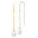 14K Yellow Gold 7-8mm White Rice Freshwater Cultured Pearl Box Chain
Threader Earrings