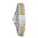 Mens Charles Hubert Two-tone Stainless Steel Black Dial Watch