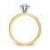 14K Yellow Gold AA Quality Engagement Ring