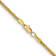 14k Yellow Gold 2mm 3-Wire Wheat Link 22 Inch Chain
